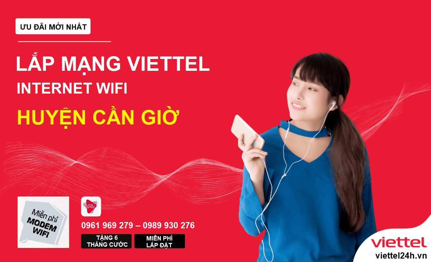 Internet lắp mạng Viettel Cần Giờ