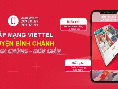 Đăng ký Internet Viettel huyện Bình Chánh
