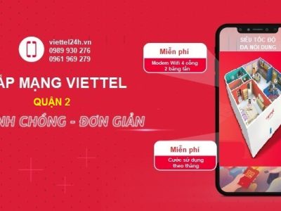 Lắp đặt Mạng Viettel Quận 2
